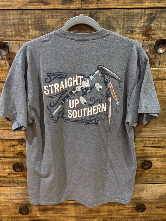 Straight Up Southern Other - Straight Up Southern Fishing Tee